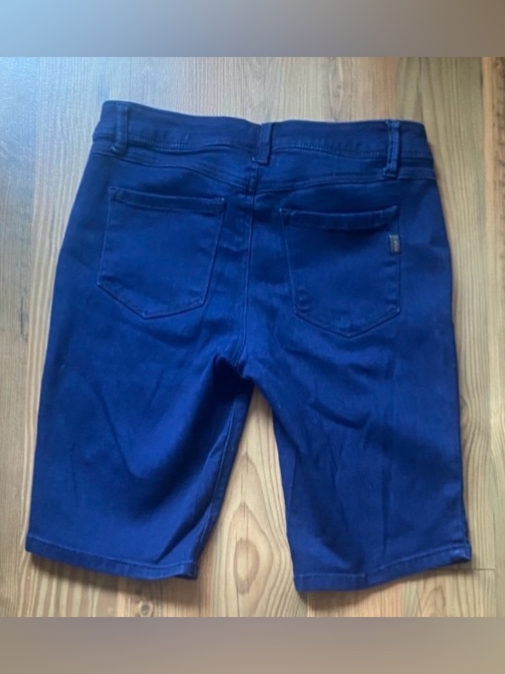 1822 Denim Women's Dark Blue Jean Shorts - Picture 2 of 2